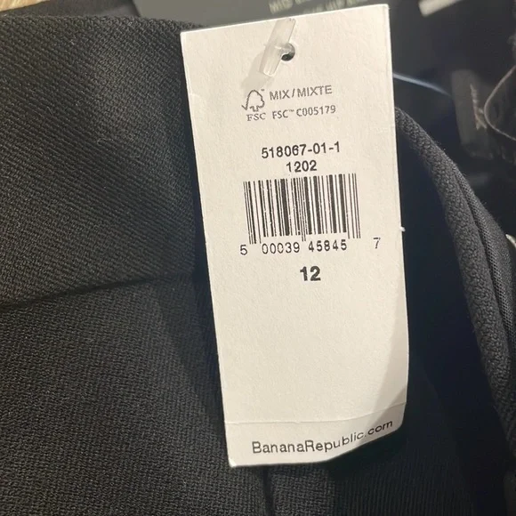Banana Republic Black Pants, Size 12 - Picture 11 of 11